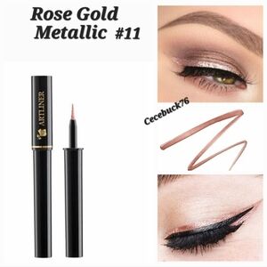 🌺Lancome Rose Gold Metallic Artliner Precision Felt-Tip Liquid Eyeliner